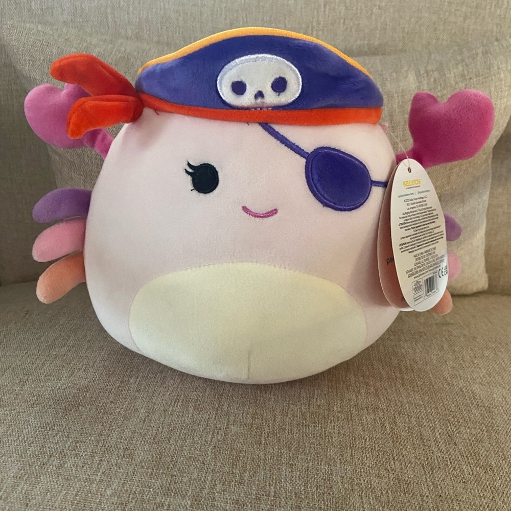 Squishmallow Cailey the Pirate Crab